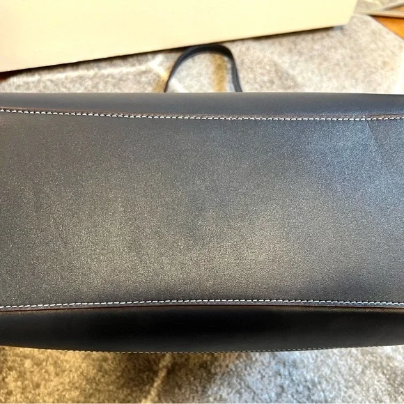 Coach denim and leather large tote bag EUC - Picture 11 of 16